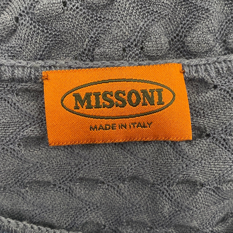 MISSONI blue and yellow knit jumper