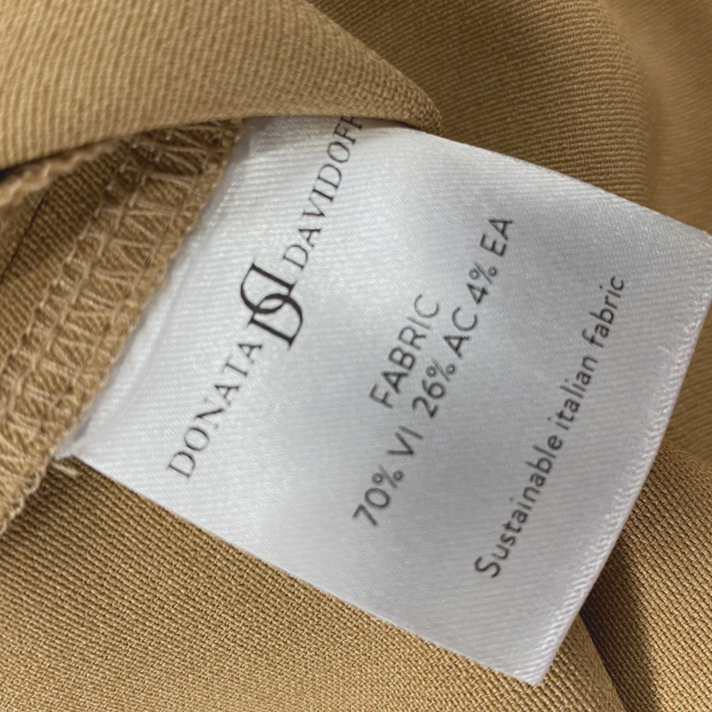 Donata Davidoff Women's Camel Colour Sleeveless Jumpsuit