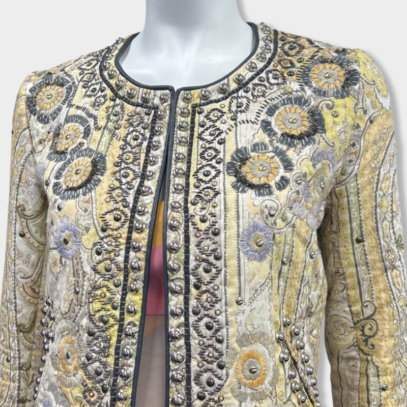 pre-owned ISABEL MARANT multicolour cotton jacket | Size FR38