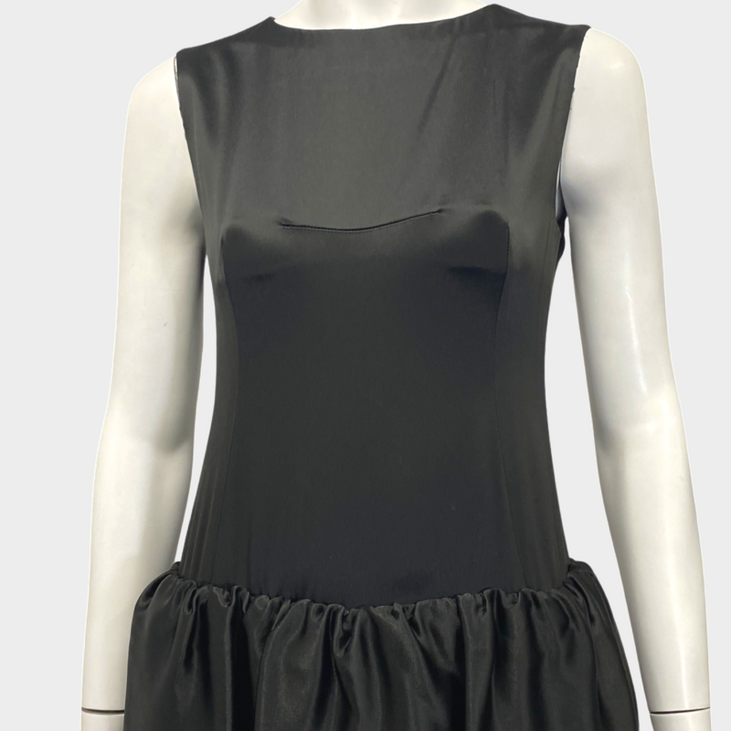 Balenciaga Women's Black Acetate Sleeveless Jumpsuit