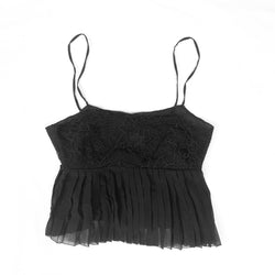 Chanel black Lace Top