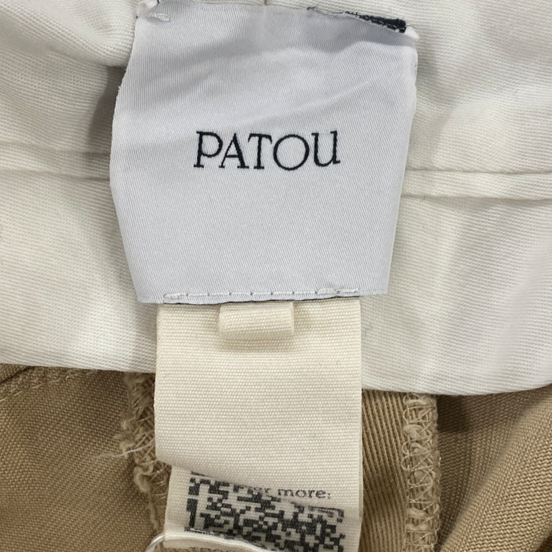 PATOU women's beige cotton trousers