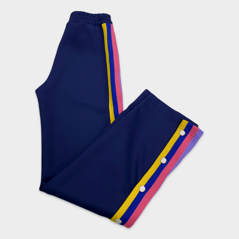 Second-hand MIRA MIKATI navy polyester joggers