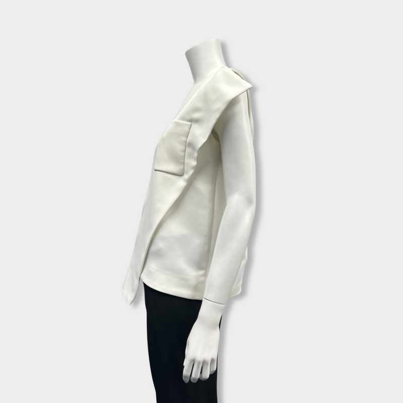 second-hand BALENCIAGA ecru top | Size FR38