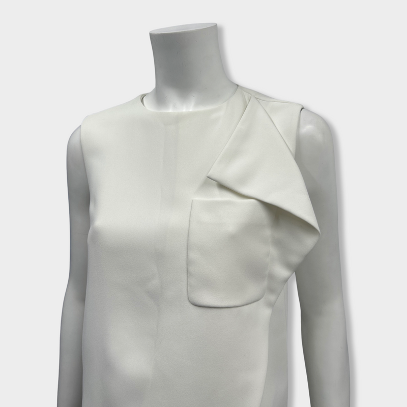 pre-owned BALENCIAGA ecru top | Size FR38