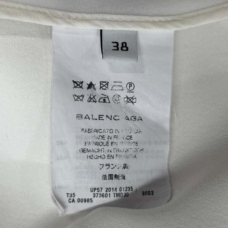 BALENCIAGA ecru top
