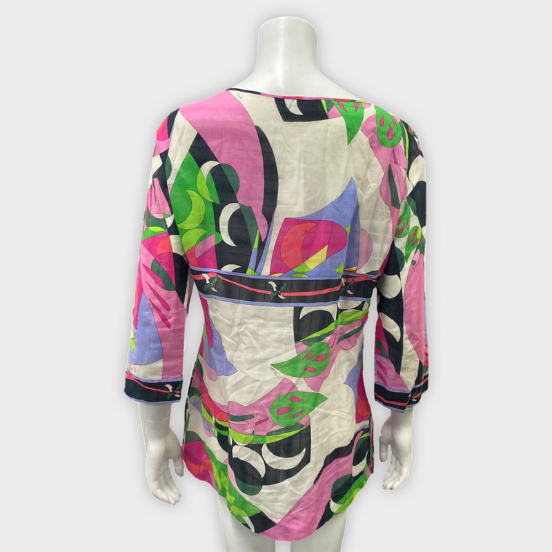 Emilio Pucci Multicolour Kaftan Blouse