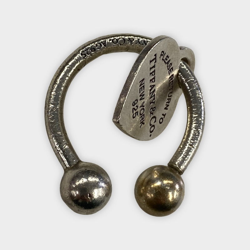 Tiffany&Co Sterling Silver Septum Ring Key Ring
