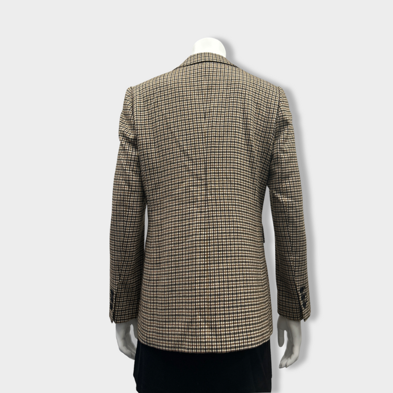 SAND COPENHAGEN brown checked jacket