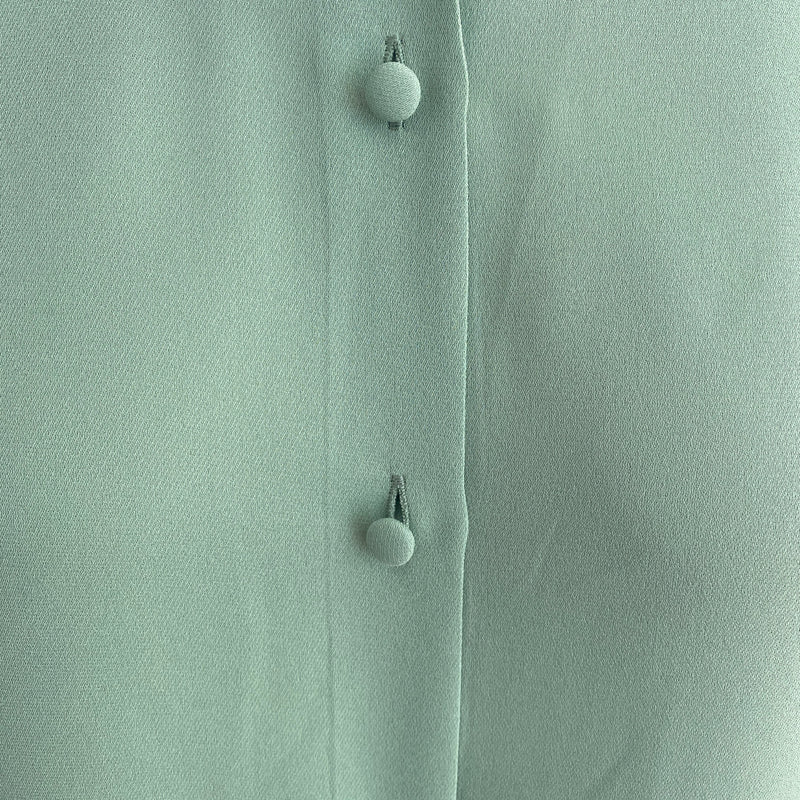 Valentino spring green silk blouse