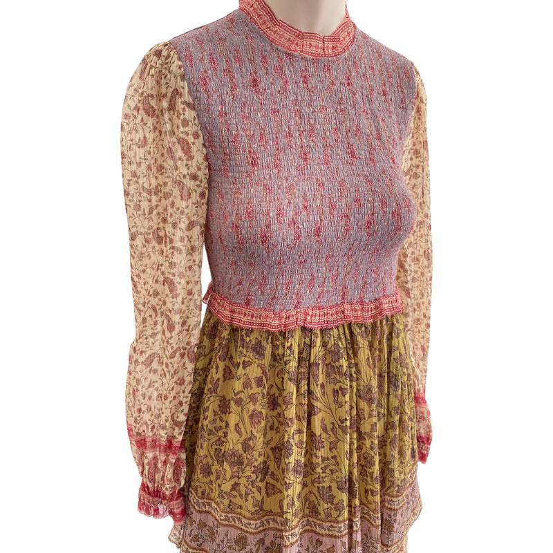 second-hand Zimmermann multicolour flower print dress | Size 1