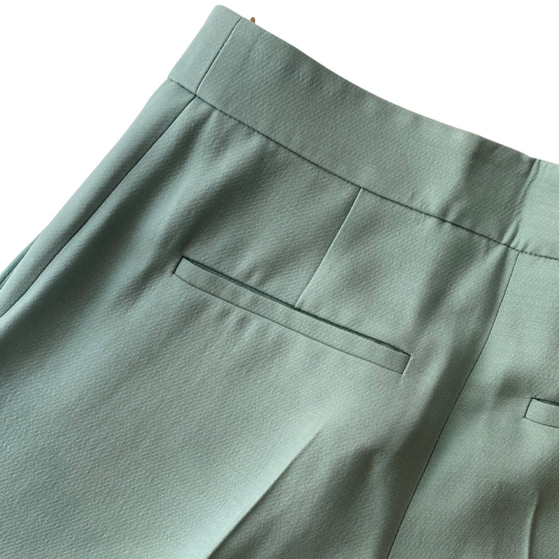 Valentino mint green wide-leg trousers