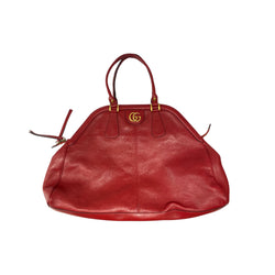 pre-loved GUCCI re (belle) red leather handbag 