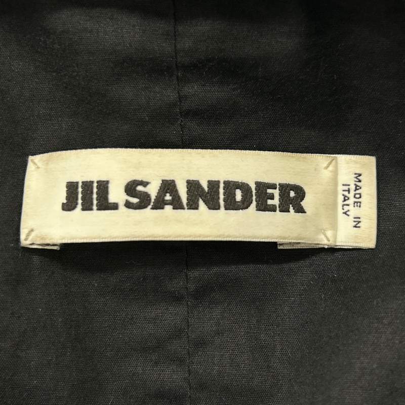 JIL SANDER black leather jacket