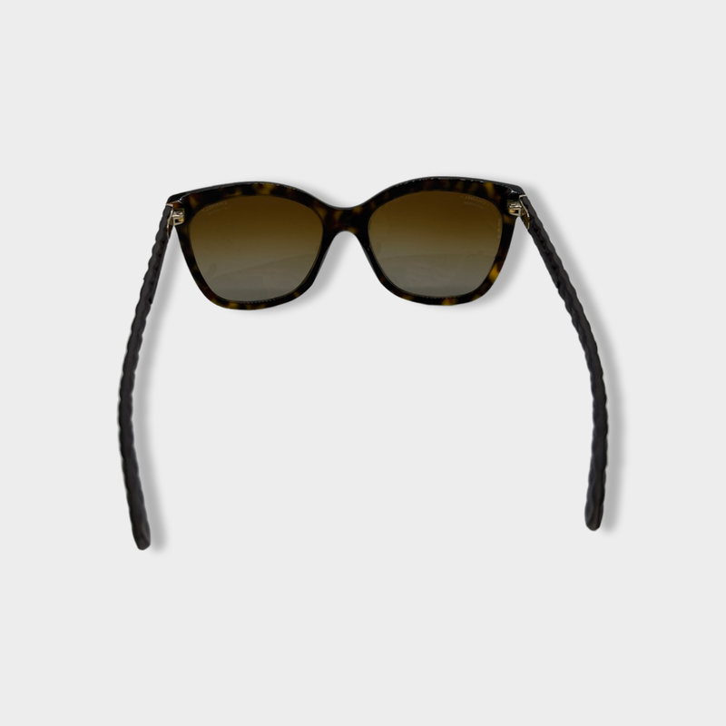 CHANEL tortoise sunglasses