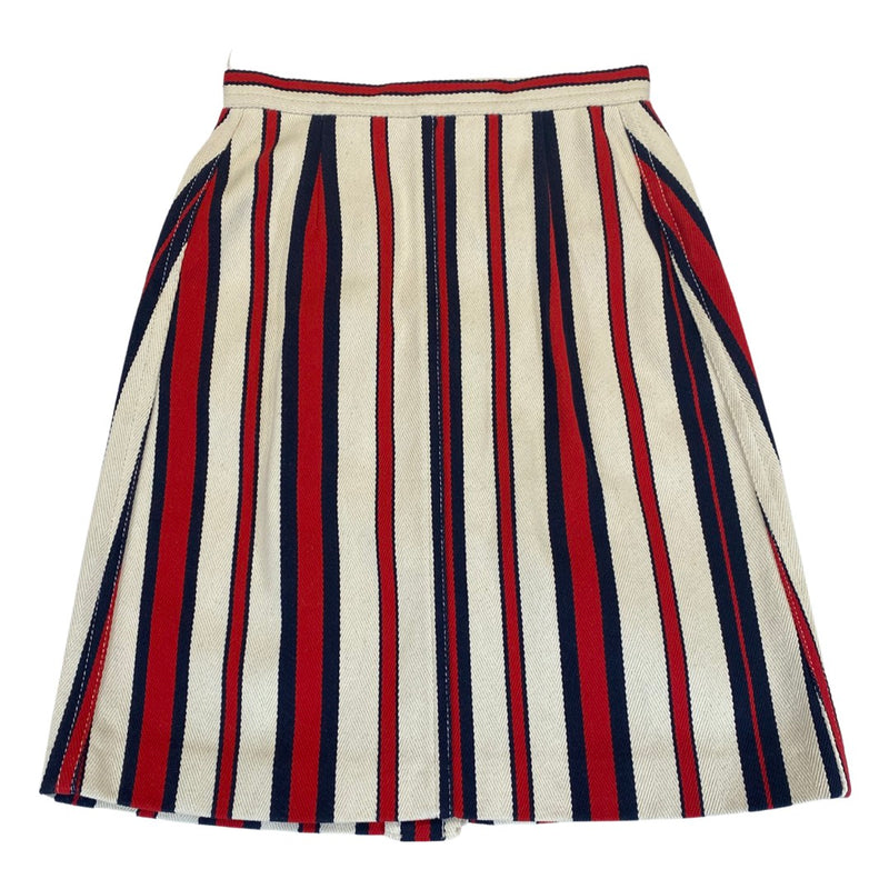 second-hand Gucci multicolour striped cotton skirt | Size IT40