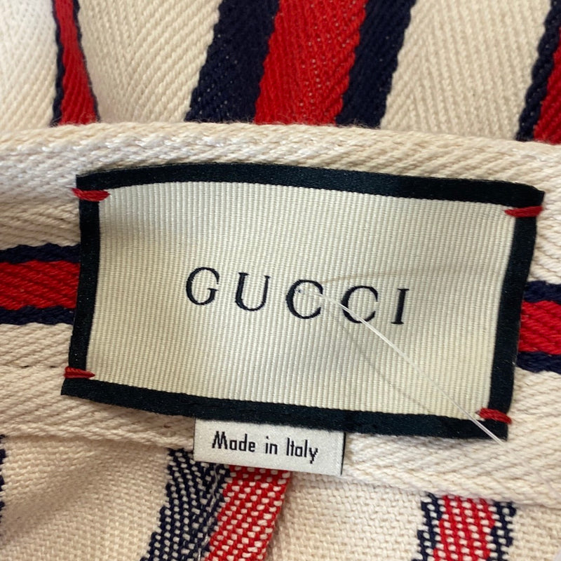 Gucci multicolour striped cotton skirt