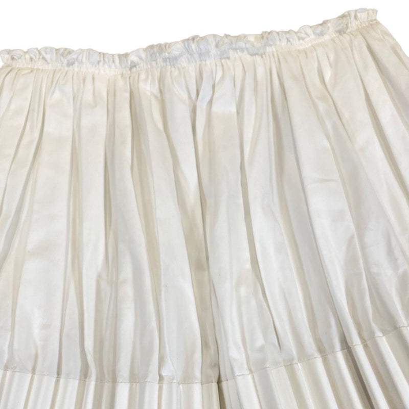 CHLOE white pleated mini skirt
