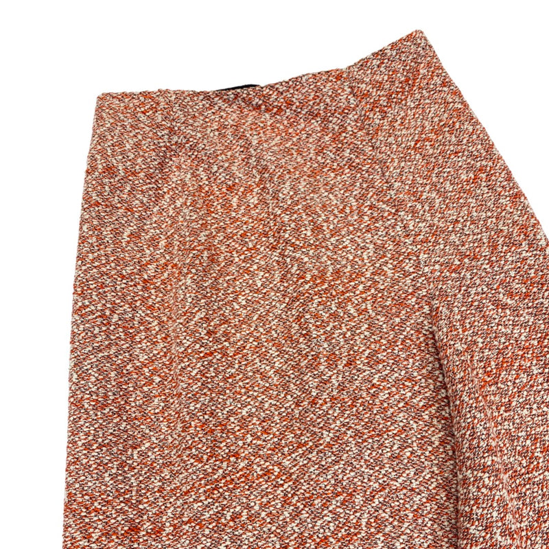 pre-loved VICTORIA BECKHAM peach cotton and woolen skirt | Size UK8