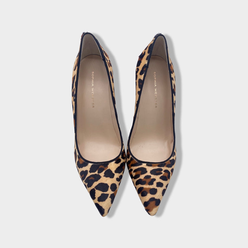 pre-loved SOPHIA WEBSTER animal print pumps | Size 37.5