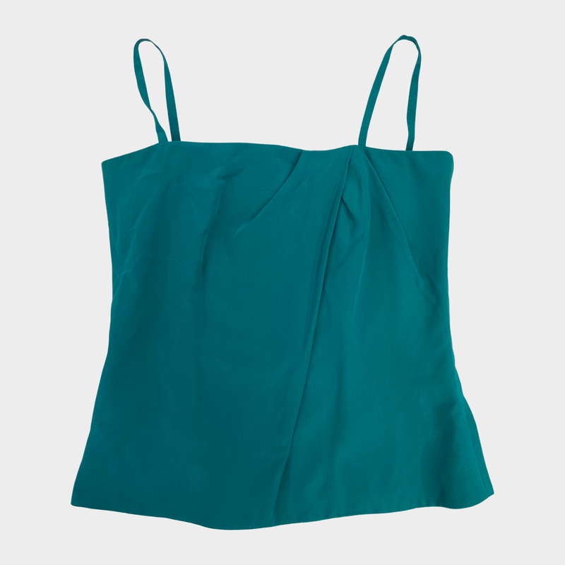 second-hand Gucci Mint Green Silk Structured Cami