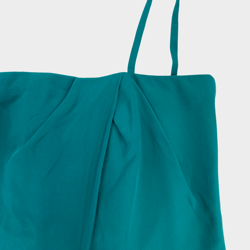 Gucci Mint Green Silk Structured Cami Top