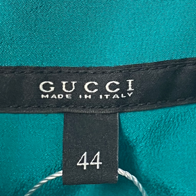 Gucci Mint Green Silk Structured Cami Top