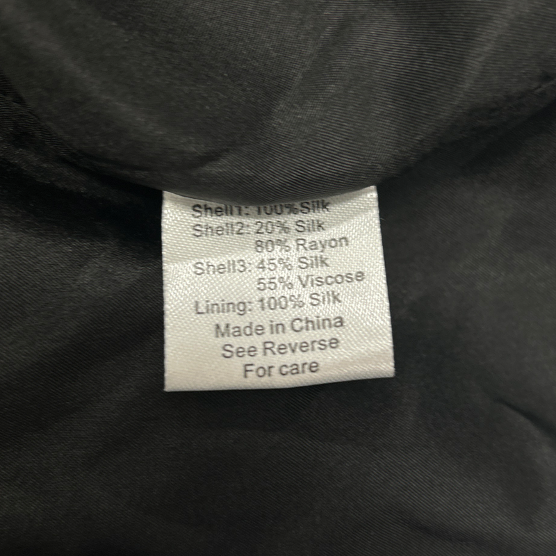 MAYLA black silk dress