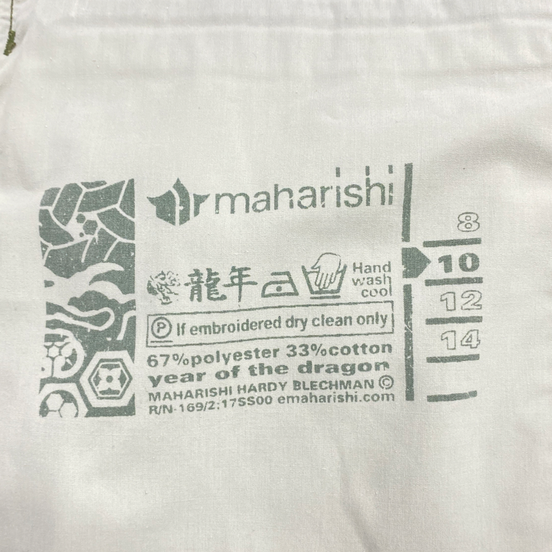 MAHARISHI grey cargo trousers | Size UK10