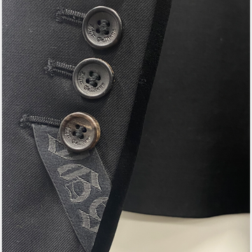 John Galliano Men's Black Wool Blazer Jacket – Loop Generation John Galliano Men's Black Wool Blazer Jacket – Loop Generation