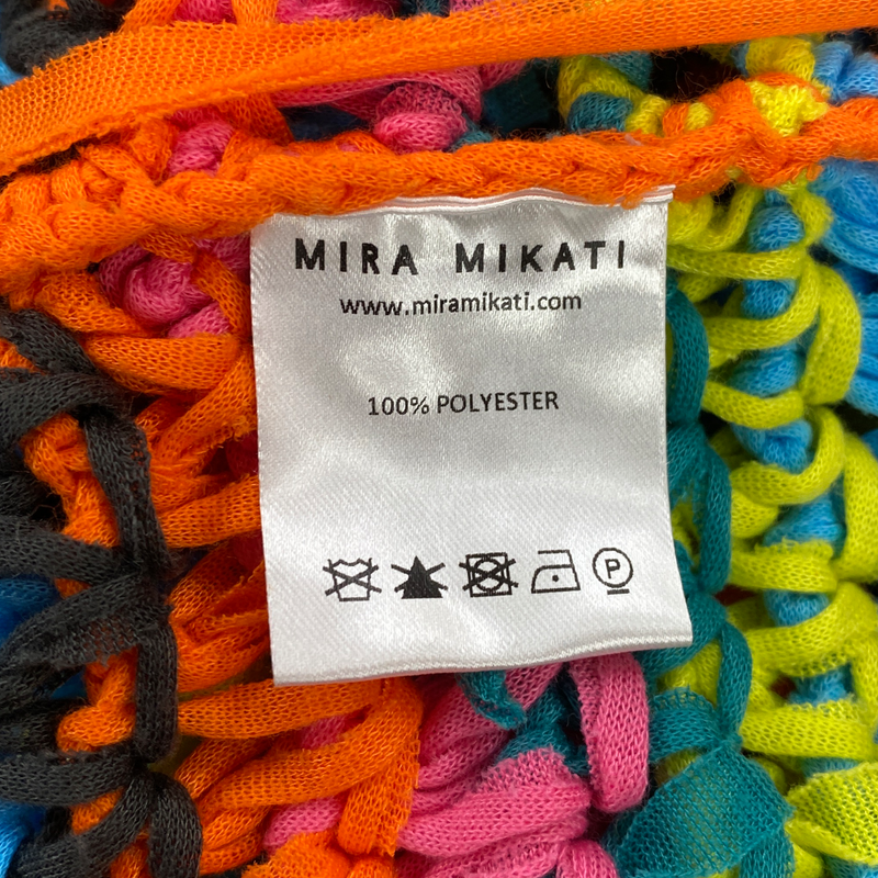 Mira Mikati women’s multicolour crochet knit jumper