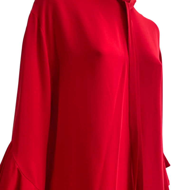 second-hand VALENTINO red silk blouse | Size IT38