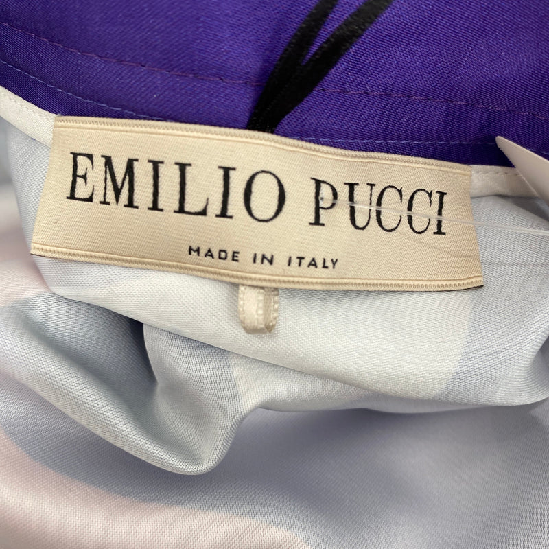 EMILIO PUCCI multicolour print midi skirt