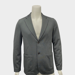 Loro Piana Men's Dark Grey Wool Cardigan