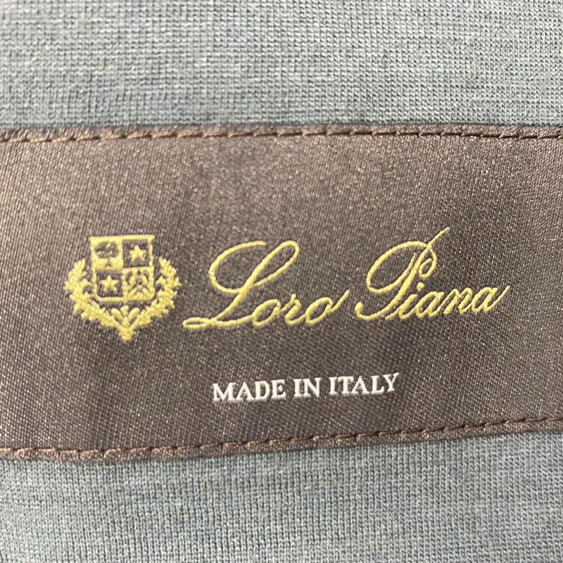 Loro Piana Men's Dark Grey Wool Cardigan