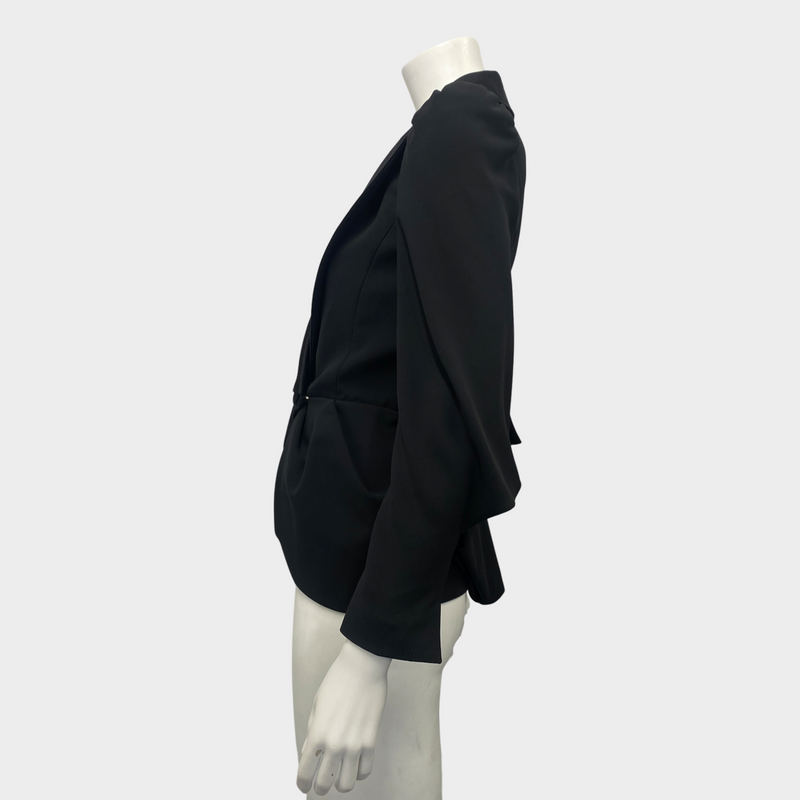Ralph&Russo women’s black draped silk jacket