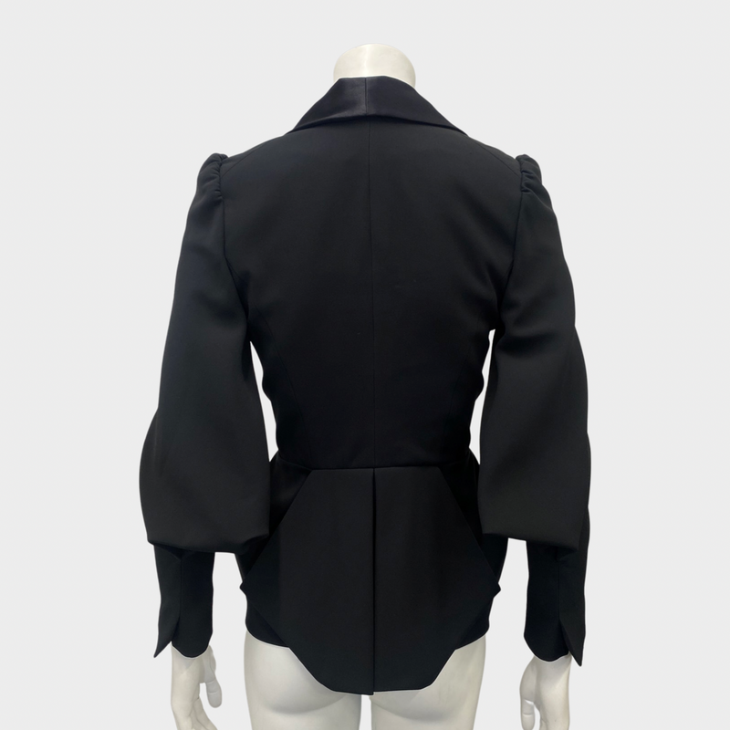 Ralph&Russo women’s black draped silk jacket