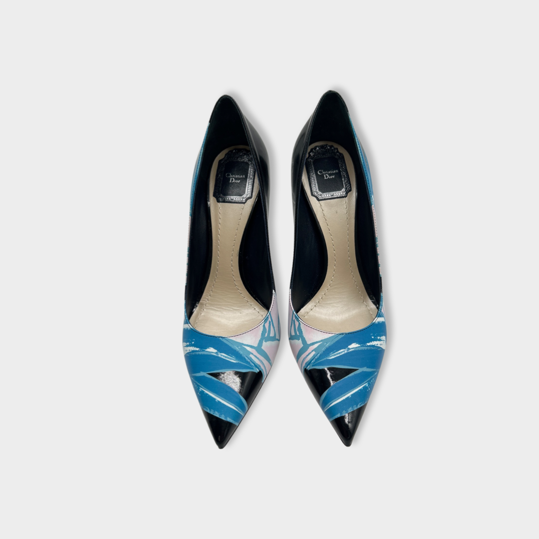 Dior top patent pumps