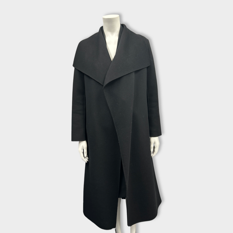 pre-owned MACKAGE black woolen coat | Size M