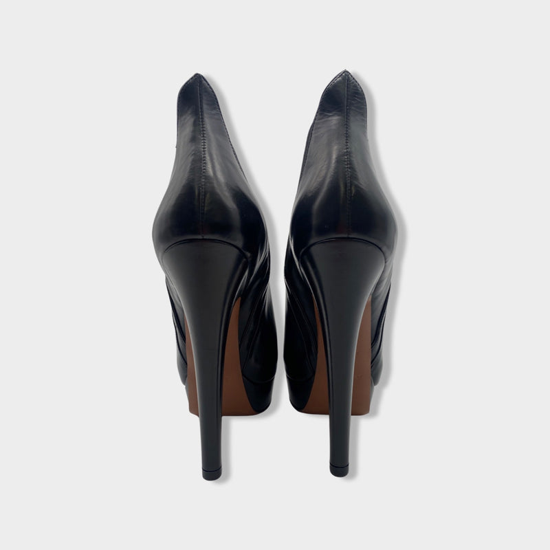 ALAÏA black leather boots