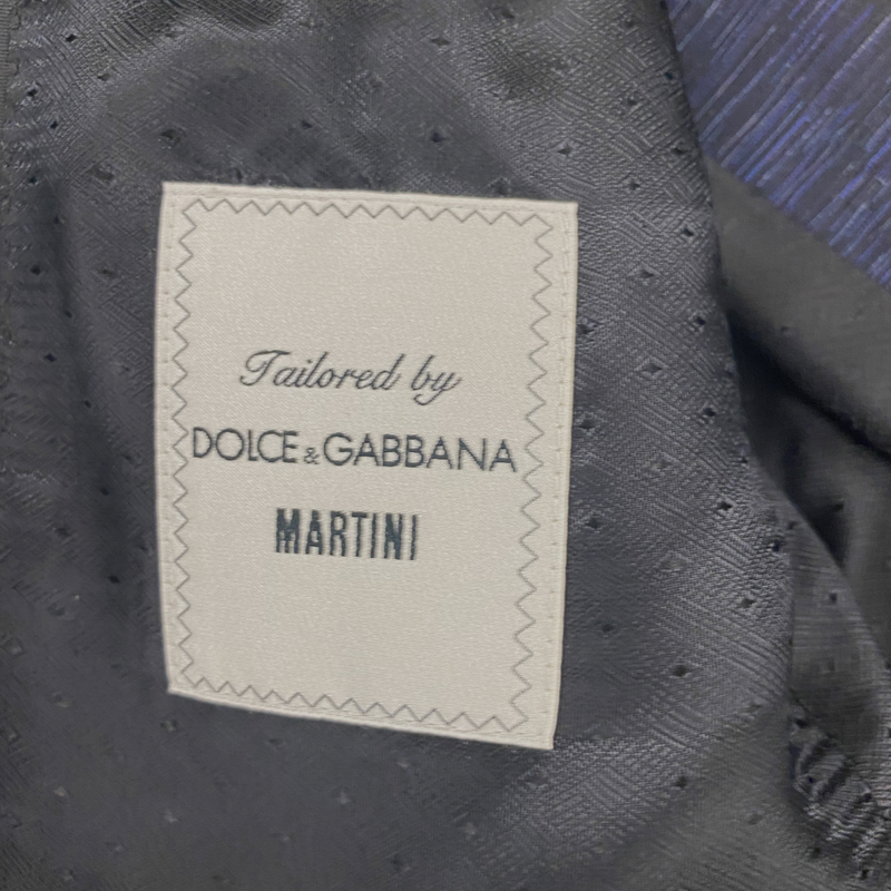 Dolce&Gabbana Martini Men's Black and Navy Evening Two-Piece Set