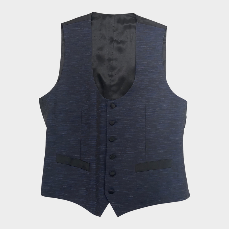 Dolce&Gabbana Martini Men's Black and Navy Evening Two-Piece Set