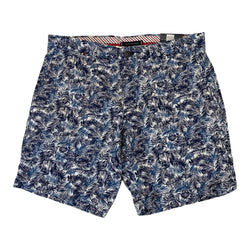 pre-owned TOMMY HILFIGER navy and white floral print shorts | Size 34