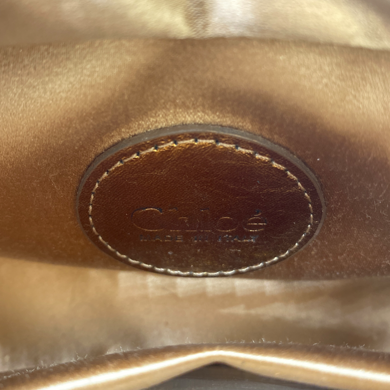 CHLOÉ golden Hobo handbag