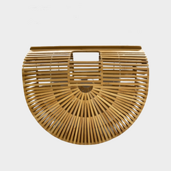 Unsigned women’s beige basket bag