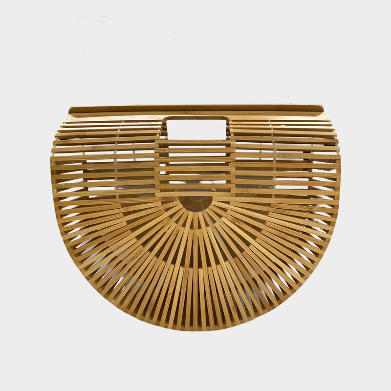 Unsigned women’s beige basket bag