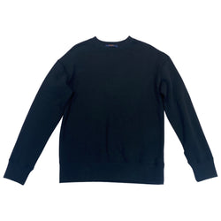 pre-owned LOUIS VUITTON black cotton sweatshirt | Size S