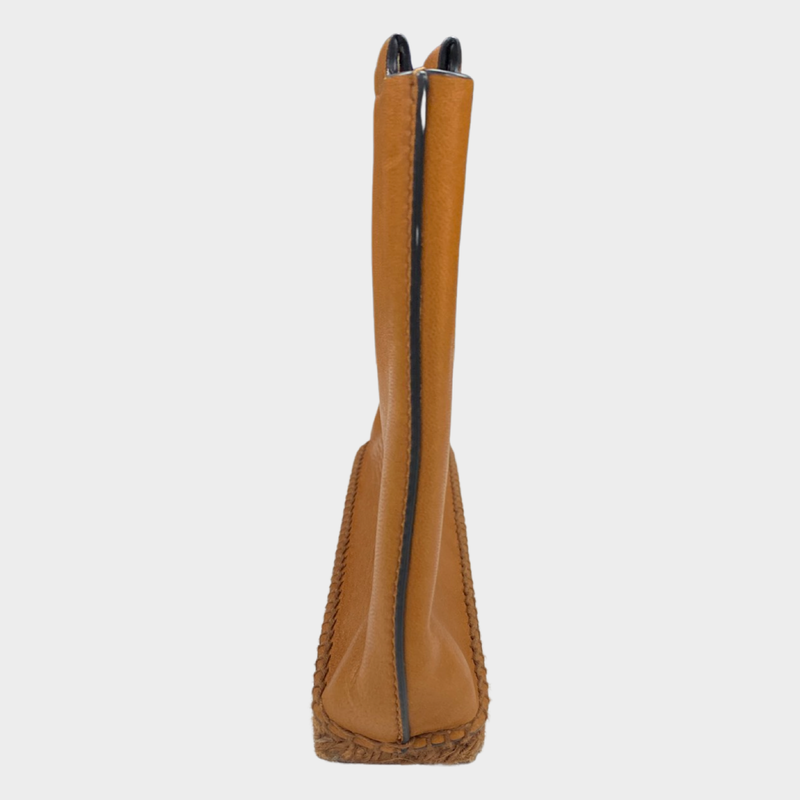 Altuzarra women's ochre leather clutch