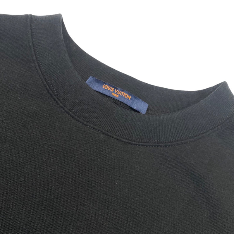 pre-loved LOUIS VUITTON black cotton sweatshirt | Size S