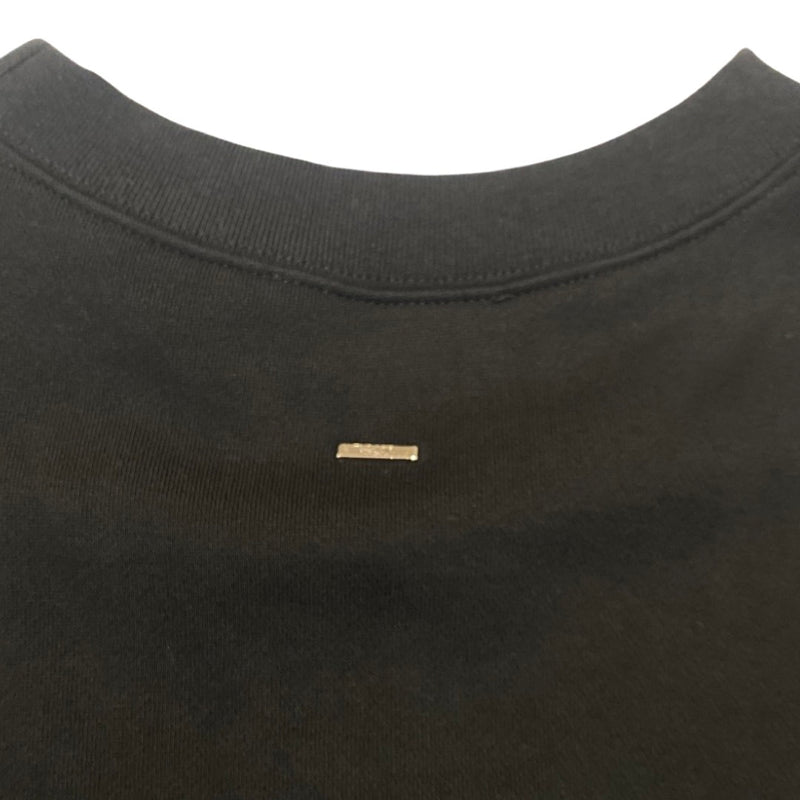 LOUIS VUITTON black cotton sweatshirt